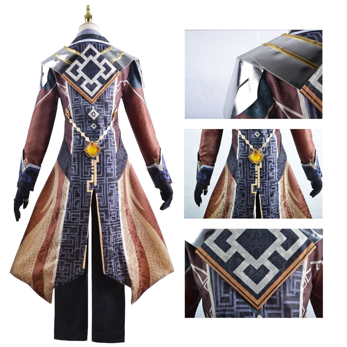 Genshin Impact Geo Archon Morax Zhongli Cosplay Costumes